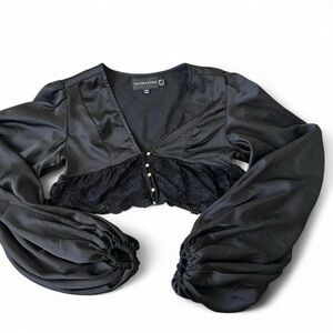 Jagger & Stone Puff sleeve cropped Blouse